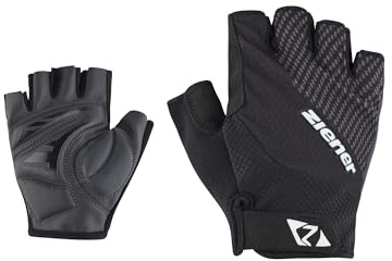 Ziener Herren Christofer-Z Fahrrad-/Mountainbike-/Radsport-Handschuhe | Kurzfinger- komfortabel, Black, 8