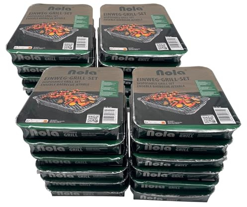 Einweggrills mit 450 g Holzkohle und Anzündpapier/Picknick/Grill/Instant Picknickgrill Art. 365 (24)