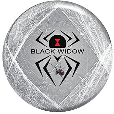 Hammer Bowling Products Black Widow Viz-A-Ball PRE-DRILLED Bowling Ball - Grey/White 12lbs