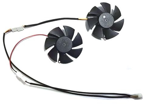 New 47MM GTX 1650 3-Pin DC12V 0.19A Cooling Fan Replaced With Gigabyte GTX 1650 D6 OC Low Profile 4G GPU Graphics Card (Color : 2Pcs)