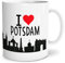 OWLBOOK® I love Potsdam Tasse mit Spruch Geschenke Geschenkideen als Erinnerung oder Mitbringsel von einer Reise für Männer und Frauen zum Geburtstag Keramik 300 ml
