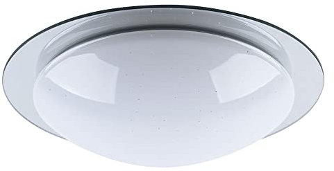 etc-shop Deckenlampe Sternenhimmel Tageslichtlampe Decke Deckenleuchte Badezimmer IP44, CCT, 1x LED 12W 900Lm warmweiß-kaltweiß, DxH 38x10 cm