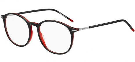 HUGO Brille HG 1277 Größe 51-17 mm Schwarz Rot