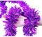 SYSUII 10 Stück 2m * 9cm Weihnachtsbaum Girlande, Lametta Weihnachtsbaum Girlande Metallisch Lametta Weihnachtsbaumschmuck Girlande glänzend für Weihnachten, Hochzeiten, Geburtstage Dekoration -Lila