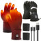 Soulbay Rechargeable Battery Operated Heated Gloves with 3 Adjustable Temperature Mode and Touchscreen Fingers for Men Women, Regular Winter Gloves Included, Waterproof, Size XL