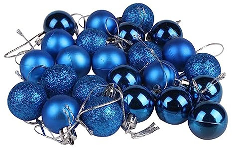 Cabilock Weihnachtsschmuck Stück Weihnachtskugeln 3 cm Größe Baumschmuck Goldene Ornamente für Hochzeit