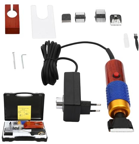 Elektrischer Teppichschneider, Tufting Trimmer Mat Clippers Kit mit 2 Klingen und Ladegerät, Einstellbare Geschwindigkeit, für kleine bis mittlere Teppiche