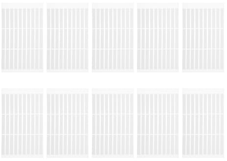 TOVINANNA 10pcs Professional Nail Art Double-sided Tape Easy Peel Stick Jelly Glue Split Nail Repair Tape Tips