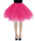 Sunqiran Damen Petticoat Tüllrock kurzer Rock 1950er Retro Ballett Rock Tanzrock Rock Karnevalskleid Retro (DE/NL/SE/PL, Alphanumerisch, Einheitsgröße, Regular, Regular, L-XL, rosarot)