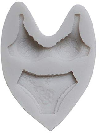 Xchon Backformen, 3D-Form für Frauen, Unterwäsche, Fondant, weiche Form für Schokolade, Süßigkeiten, Zucker, Basteln, Kuchendekoration, Cupcakes, wiederverwendbar