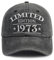 XacaYuerp Limited Edition 1970 1971 1972 1973 1974 1975 1976 1977 1977 1979 Mütze lustig bestickt Baseball Cap für Damen Herren, Schwarz, Einheitsgröße