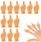 QZKJQDD 15 Stück Tiny Hands Mittelfinger Puppets, Mini Hände Mittelfinger Tiny Hands, Streichspielzeug, Interaktives Haustierspielzeug, Geeignet für Geburtstage, Zauberei, Haustiere, Spielpartys