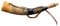Traditionelles Wikinger-Kriegshorn mit Lederband, dekoratives keltisches Design, Wikinger-Kriegshorn, 45,7 cm Blashorn, Kampftrompete aus authentischem Premium-Ochsenhorn
