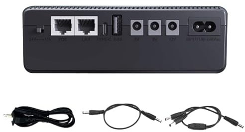 Uninterruptible Powers Supply - 10400mAh UPS Backup Battery, Small UPS Powers | WiFi Camera Battery Backup, Router Powers Supply, Compact UPS Battery For Smart Home Devices, Continuous Powers Support