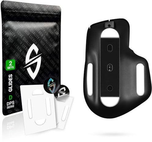 SensoryBoost DPS Glides (2er Set) für Logitech MX Master 3s, 3 - Ultra Schnell, Abgerundet, Niedrige Reibung, Hochwertig, Langlebig - Ersatz-Mausfüße, Skates - Gaming Maus Upgrade Zubehör