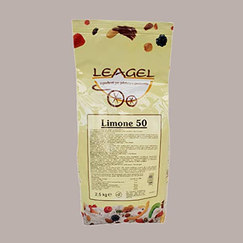 Limone 50 Preparato in polvere per Gelato al gusto di Limone Leagel - 2,5 Kg -