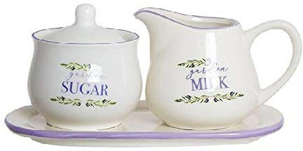 DCASA Juego Lechera con Azucarero Home Unisex Adulto, Sintetico