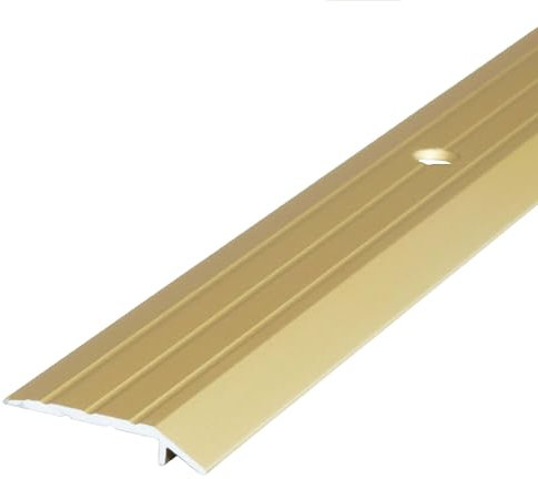 Dalsys Übergangsprofil höhenausgleich 3,5mm 180cm x 30mm zum Schrauben inkl. Befestigungsmaterial, aus Aluminium, Gold