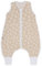 emma & noah Baby Schlafsack mit Füßen 0.5 TOG, Musselin Schlafsack mit Beinen für den Sommer, 100% Bio-Baumwolle, Oeko-TEX Zertifiziert, Stampelsack für Neugeborene (Floral Sand, 70 cm)