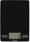 Escali 157BO Arti Glass Digital LCD Display Kitchen, Office, Baking Herb Scale w/Nutrition and Calorie Counting Feature, 15lb Capacity, 9 x 6.5 x .75, Black