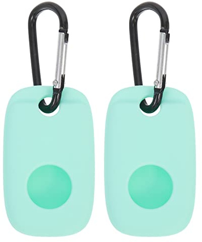 UKCOCO Silicone Protective Case for Tile Mate Pro Key Finder Durable Case Accessory with Keychain Lanyard Shock-Absorbing Cover for Tile Mate 2 Pack