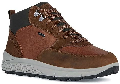 Geox U Spherica 4x4 B ABX, Scarpe da Ginnastica Uomo, Cognac B, 43 EU