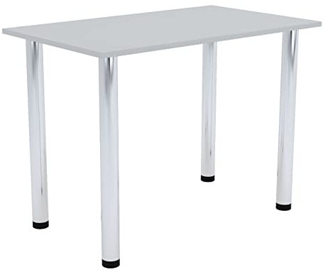 AKKE Esszimmertisch 100 cm x 60 cm Esstisch Kleiner Tisch Küchentisch Schreibtisch Dining Table Esszimmermöbel Chrombeine