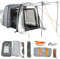 CRUSIO Aufblasbares Wohnmobil Vorzelt, Zusammenklappbares Tragbares Heckklappenzelt mit Tragetasche, 210D Oxford-Stoff, Wasserdicht, 3 Minuten Schnelle Installation, Freistehend, 380x180 cm