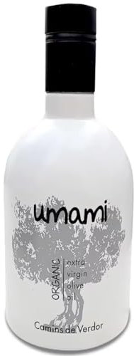 Aceite Camins del Verdor Umami 1 x 500 ml Nueva Cosecha 2024/2025 | Aceite de Oliva Virgen Extra variedad Arbequina | AOVE Sabor Intenso | Mejor Selección ENOVINOS