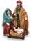 MIJOMA Wunderschöne Krippenfiguren für Weihnachtskrippe - Handbemalte Kunststein-Figuren - Perfekte Weihnachtsdekoration in verschiedenen Sets & Stilrichtungen zur Auswahl (1-teilig - 15cm hoch)