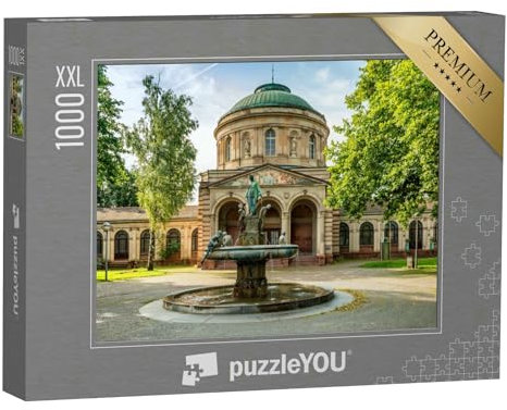 Puzzle 1000 Teile XXL „Hygieia-Brunnen in Karlsruhe“ – aus der Puzzle-Kollektion Karlsruhe