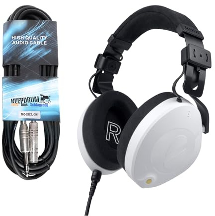 Rode NTH-100 geschlossener Studio-Kopfhörer Weiss + keepdrum Verlängerungskabel