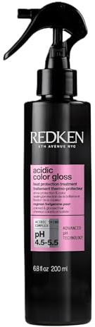 Redken Acidic Color Gloss Leave-In Spray – Heat Protection, 6.8 Fl Oz