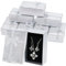 Fahibin 24 Stück Schmuck Box für Jubiläen, Karton Geschenkbox mit Schleife,Schmuck-Geschenkboxen-Set,leere Schmuckboxen für Ringe, Ohrringe und Halsketten