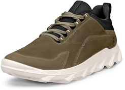 ECCO Mens Mx Low 2.0 Lace Up, Tarmac Oil Nubuck, 7-7.5