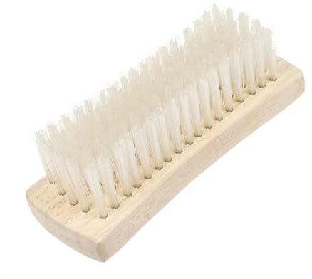 Beavorty Wooden Handle down Jacket Brush Nylon Bristles Scrub Brush Clothes Wash for down Jackets and Coats