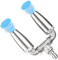 Selkie Stainless Steel Twin Turbo Nozzle, 360° Rotating Dual Head Turbo Nozzle with 1/4 Quick Connector, 3.0 Orifice, 4-6 GPM, 4000 PSI