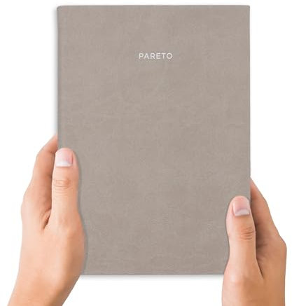 Pareto Planer 2025 – Perfekt organisiert Ziele erreichen, Produktivität steigern, gute Gewohnheiten entwickeln | Wochenplaner 2025, Buchkalender, Tagesplaner, Erfolgsjournal | Hellbeige