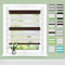 Doppelrollo Klemmfix ohne Bohren B100 x H140(Stoffbreite 96cm) Weiß-beige-braun, Rollos für Fenster, Rollo ohne Bohren mit Lichtdurchlässig und Verdunkelnd/Höhe Stufenlos Verstellbar/Kindersicherung