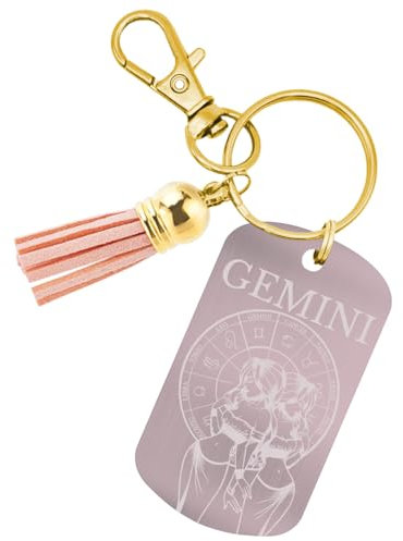 Generisch Personalisierbarer Schlüsselanhänger Göttinnen mit Sternzeichen und Wunschtext - Gravur