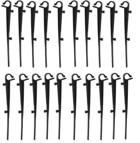 20 Pack 150mm Gutter Clips, Practical Gutter Brush Clips, Plastic Gutter Guard Clips, Gutter Leaf Guard Fixing Clips