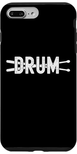 Coque pour iPhone 7 Plus/8 Plus Baguettes de batterie amusantes pour homme et femme