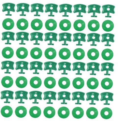 Zerodeko 100sets Sturdy Plastic Garden Fixing Buckles Insulation Shading Hooks for Greenhouse Net