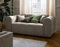 Lisa Design Ray - 2-sitzer einzelsofa aus Strukturiertem Stoff Grau