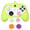 playvital Cover Controller per Xbox Series X/S Joystick Custodia Carina Skin Silicone Protettiva Antiscivolo, 4 Copri Levette Analogiche&Adesivi, Mostro Monoocchio, Verde