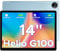 DOOGEE Tab E3 Max 14 Inch Tablet Android 15 Gaming Tablet 13500mAh Large Battery MTK G100 Octa-Core 32GB RAM+256GB ROM (2TB TF), 2.1K (2160 * 1440) Display 16MP+2MP+8MP 4G LTE/5G WLAN/GPS/GMS - Blue
