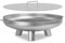 BBQ-Toro Edelstahl Feuerschale Ø 70 cm mit Deckel | Silber | Outdoor Feuerstelle mit drei Standbeinen und zwei Griffen, Feuerschalen für den Garten, Brennschale, Garden Fire Pit, Fire Bowl, Feuerwanne