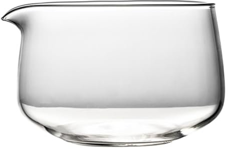 Jiuvaso Ciotola in vetro chawan per tè verde, tazza ideale per preparare matcha, Style C