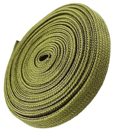 OJIJO Manchon de câble tressé en Nylon Haute densité, Gaine de Protection de Fil de 40 m, Presse-étoupe Vert isolé à Pas serré for l'électricité Domestique(40mm)