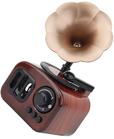 HOMOCONO Spieluhr Aus Kunststoff Retro Phonograph Design Desktop Ornament Für Geburtstag Und Hochzeit
